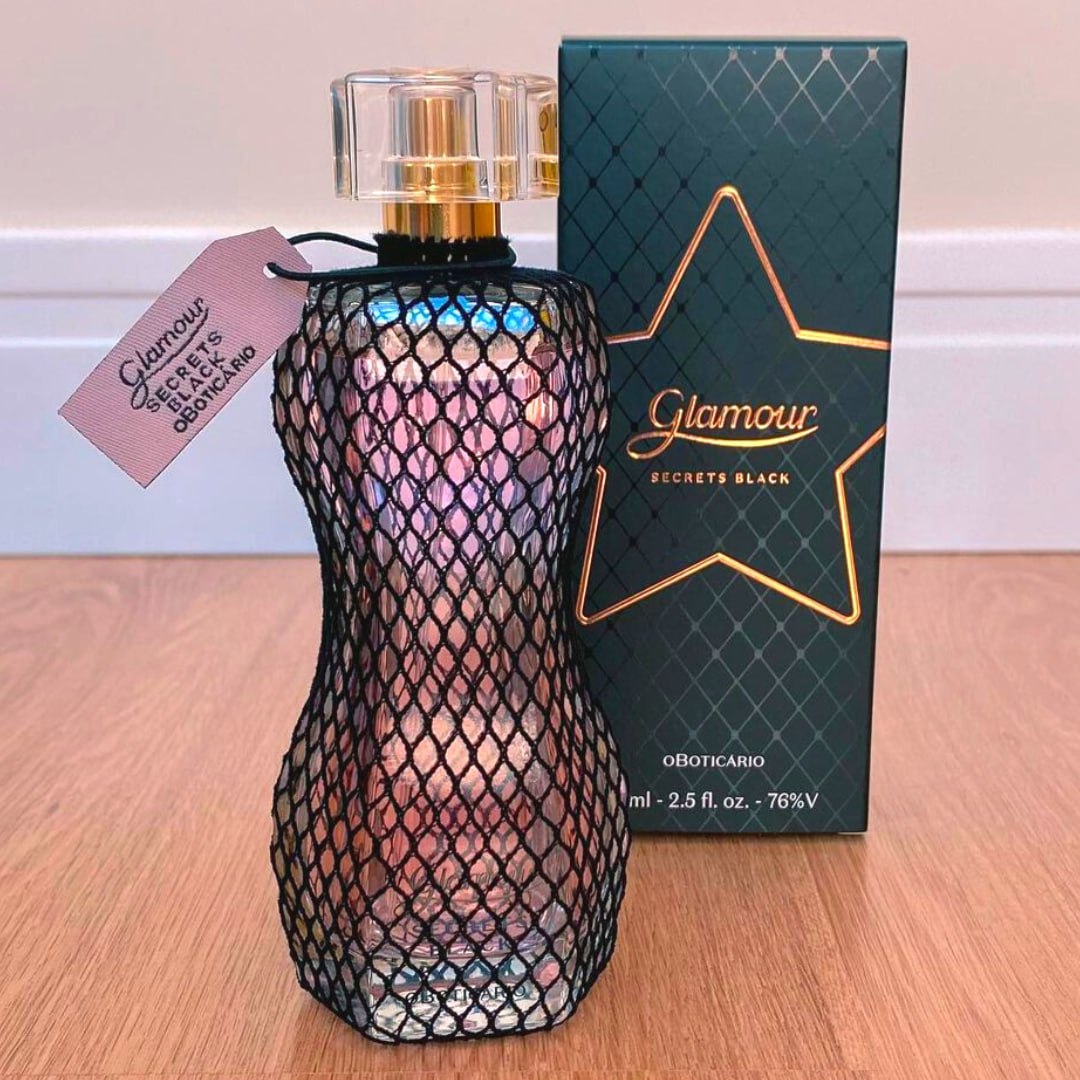 Glamour Secrets Black Desodorante Colônia 75ml na oBoticário