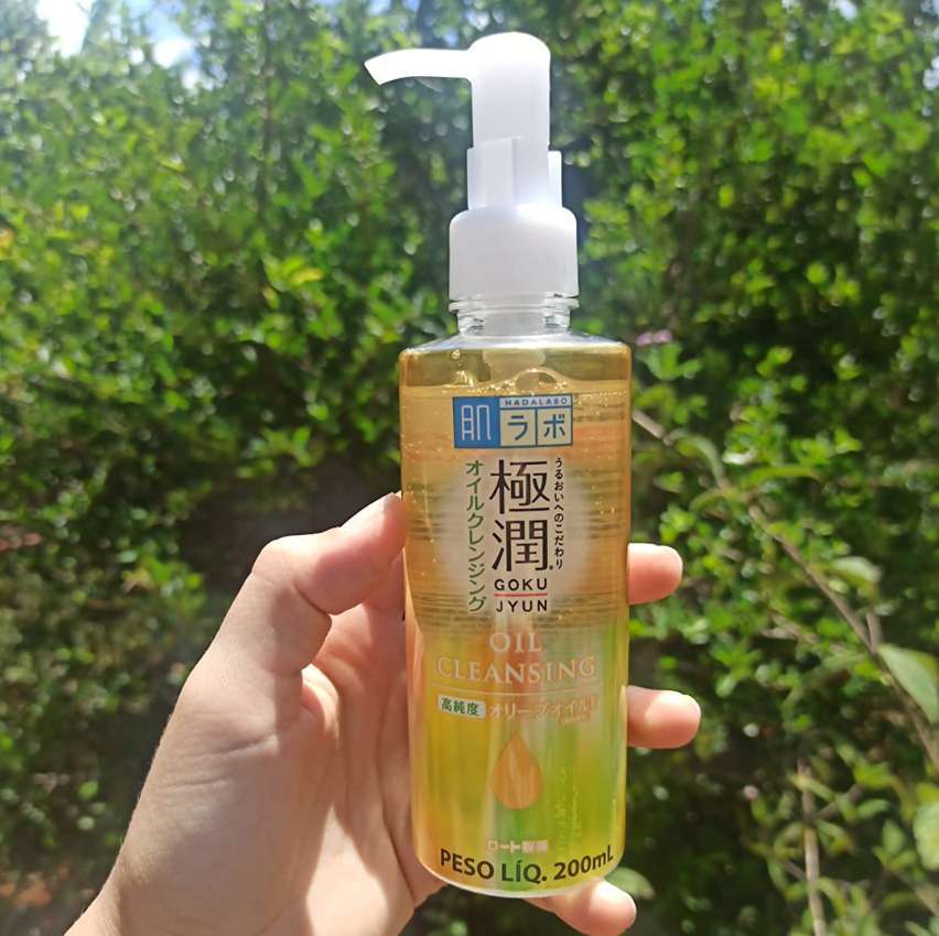 Gokujyun Oil Cleasing – Óleo Removedor de Maquiagem com Ácido Hialurônico 200ml, Hada Labo na Amazon