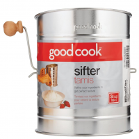 GoodCook Peneira Manivela Diária Com Puxador De Madeira, Capacidade Para 3 Xícaras na Amazon