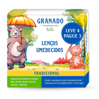 Granado Kit Bebê Lenço, Tradicional, Leve 4 Pague 3 na Amazon
