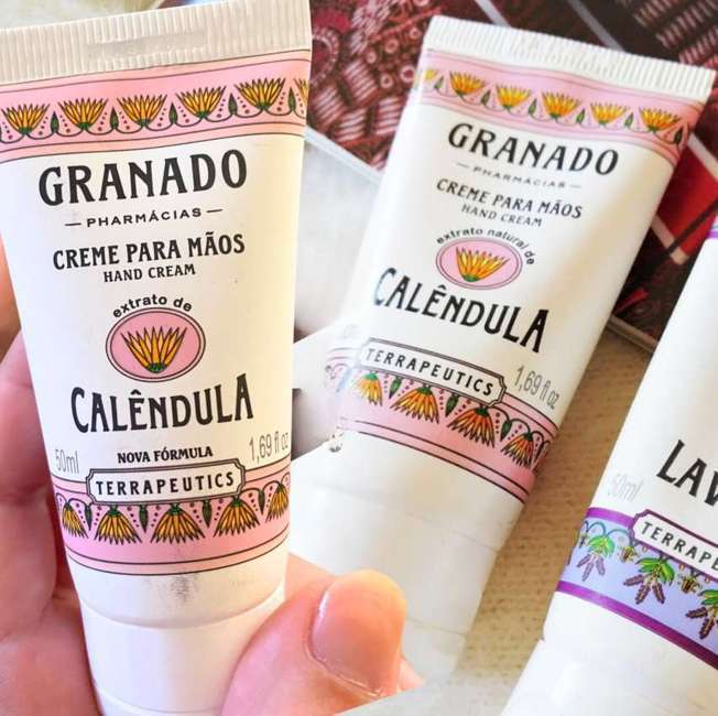 Granado – Creme para Mãos Terrapeutics Calêndula 50ml na Amazon