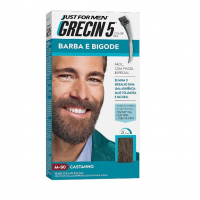Grecin 5 Barba E Bigode Castanho na Amazon