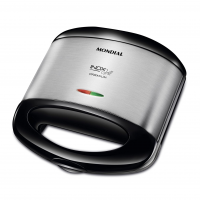 Grill E Sanduicheira Premium, Mondial, Preto/Inox, 800W, 220V - S-07 na Amazon