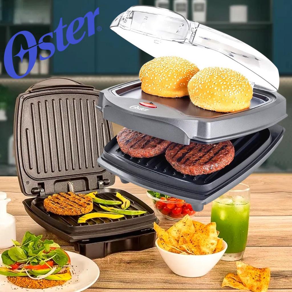 Grill Elétrico Oster Burguer 2 em 1 com Estufa, 110V ou 220V, 1200W, OGRL500 na Amazon