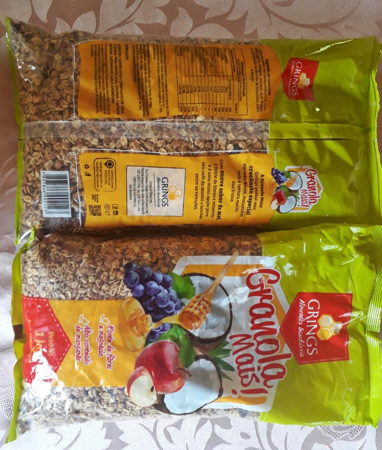 Grings Granola Mais 800G Maça E Coco na Amazon