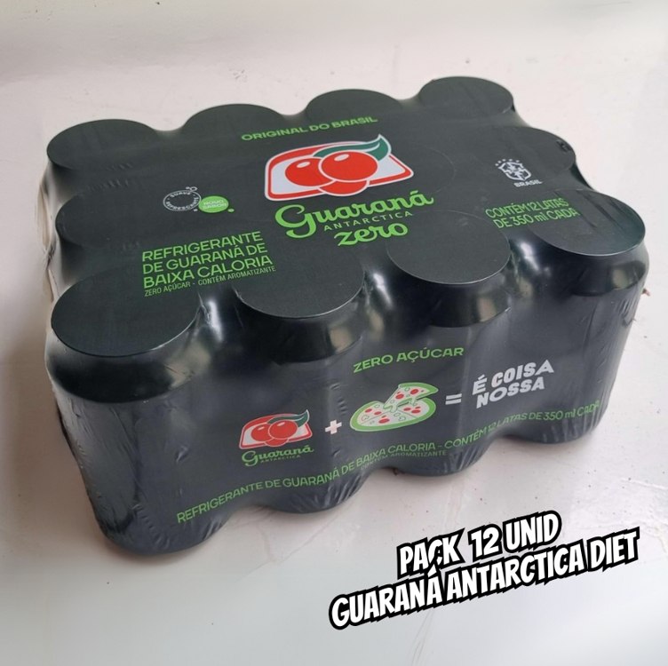 Guaraná Antarctica Diet Lata 12 Unidades De 350Ml na Amazon