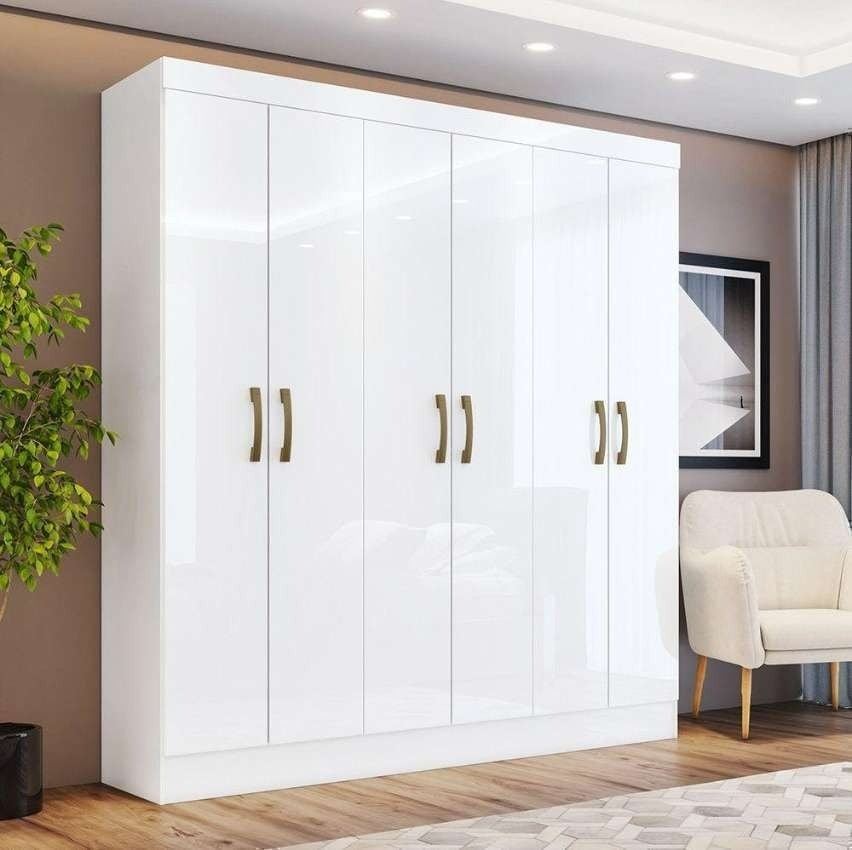 Guarda Roupa Casal 6 Portas 2 Gavetas Dallas Casa 812 na Casas Bahia