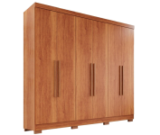 Guarda-roupa Casal 6 Portas 2 Gavetas França Cinamomo na Amazon