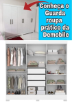 Guarda-roupa Casal 6 Portas 3 Gavetas Demóbile Prático na Magazine Luiza