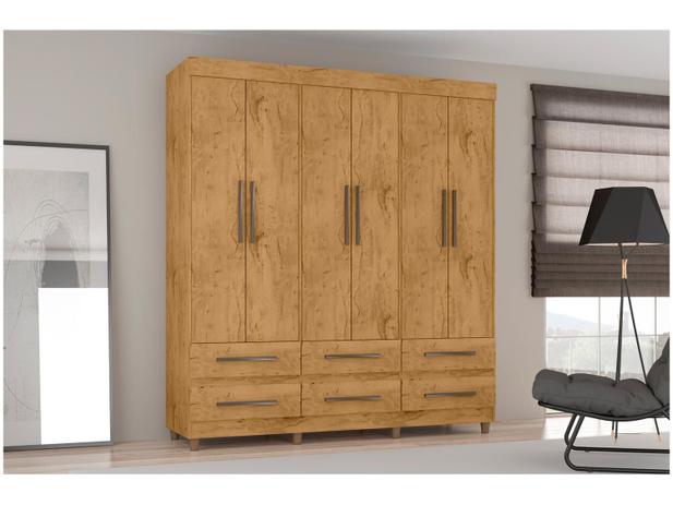 Guarda-roupa Casal 6 Portas 6 Gavetas Araplac – Maia na Magazine Luiza