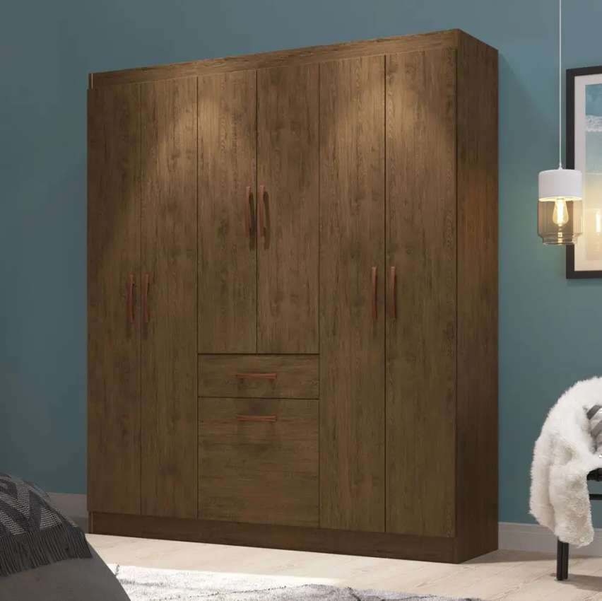 Guarda Roupa Casal 6 Portas Marbella Doripel na Magazine Luiza