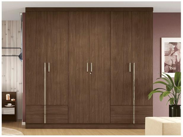 Guarda-roupa Casal 6 Portas – 4 Gavetas Kappesberg Aspen na Magazine Luiza