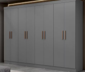 Guarda Roupa Casal 8 Portas 4 Gavetas Paris na Casas Bahia