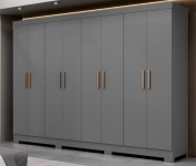 Guarda Roupa Casal 8 Portas 4 Gavetas – Paris na Amazon