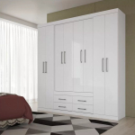 Guarda-roupa Casal 8 Portas 4 Gavetas – Santos Andirá Nápoles na Magazine Luiza