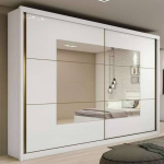 Guarda-roupa Casal com Espelho 2 Portas de Correr – 6 Gavetas Lopas Toronto Plus na Magazine Luiza