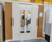 Guarda-roupa Casal com Espelho 6 Portas 4 Gavetas Araplac Braga na Magazine Luiza