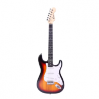 Guitarra Elétrica Queen's N2202960 Com 6 Cordas - Sunburst E Branca na Casas Bahia