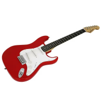 Guitarra Elétrica Queen’s D137561 6 Cordas - Vermelha E Branca na Casas Bahia