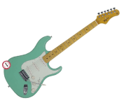 Guitarra elétrica TG-530 Surf green Woodstock Series Tagima na Amazon