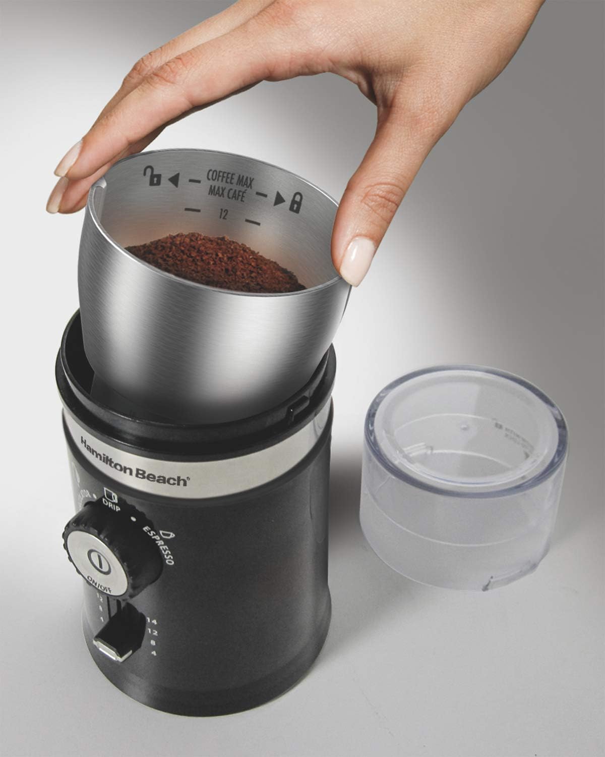 Hamilton Beach – Moedor de Café Ajustável, 127V, Preto na Amazon