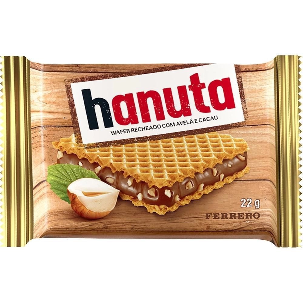 Hanuta Wafer Creme de Avelã 1 Unidade 22g na Americanas