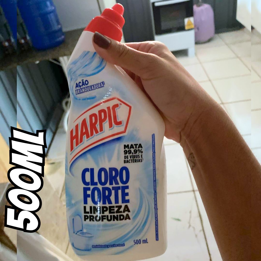 Harpic Cloro Forte – Desinfetante Líquido, 500ml na Amazon