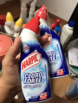 Harpic Cloro Forte – Desinfetante Sanitário Líquido Desodorizador, 200ml, Azul na Amazon