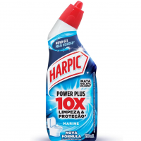 Harpic Desinfetante Sanitário Líquido Power Plus Desodorizador 200Ml Preto na Amazon