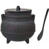 Harry Potter Caneca De Sopa De Caldeirão Com Colher, Padrão, Preta na Amazon