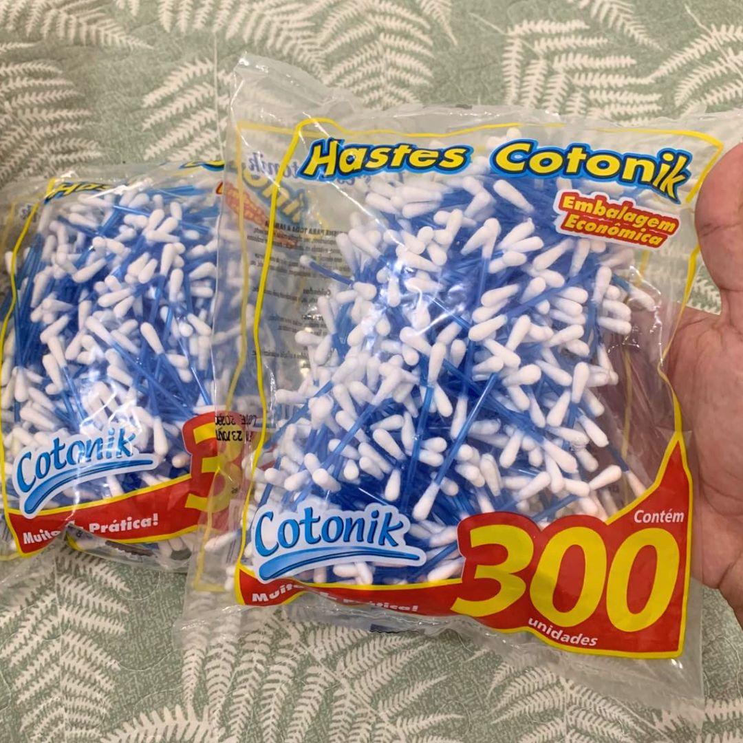 Hastes Flexiveis Cotonik Pacote 300 Unid na Amazon