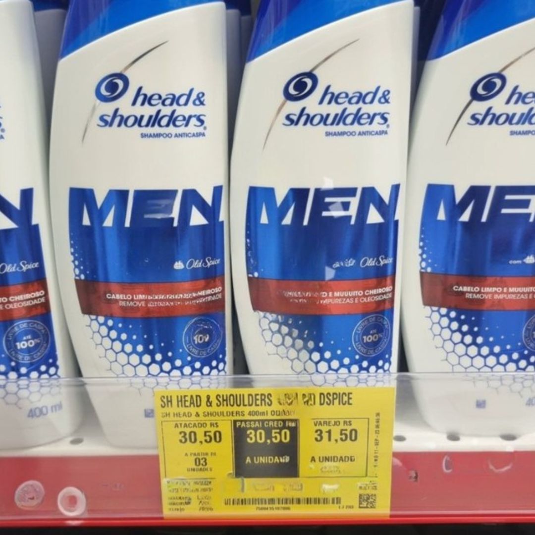 Head & Shoulders Shampoo Anticaspa Fragrância Poderosa Old Spice 400 ml na Amazon