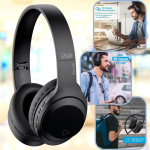 Headphone Bluetooth BASS 300 i2GO com Microfone Integrado, Controle Multimídia, Até 10h de bateria, Entrada Cartão Micro-SD, Entrada cabo auxiliar P2 (Incluso), Dobrável, Conexão Multiponto na Amazon