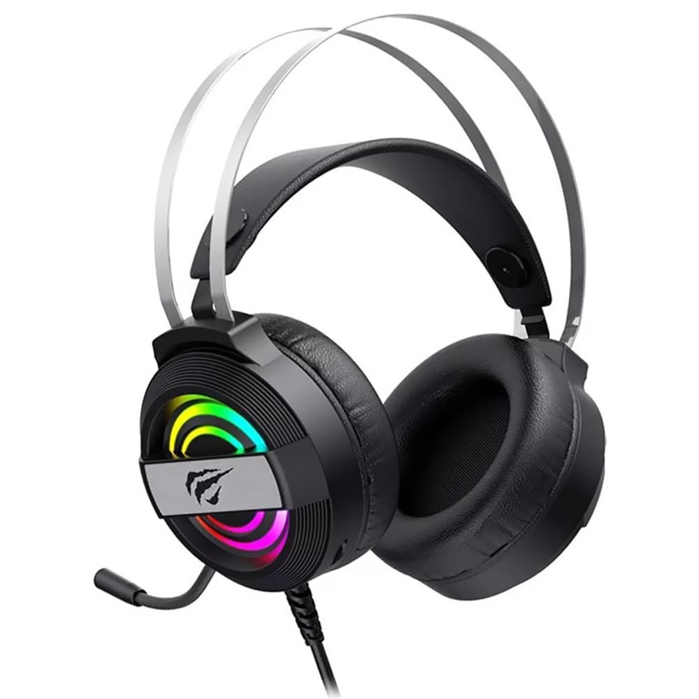 Headset Fone de Ouvido Gamer RGB Havit H2026D com Microfone, Falante 50mm, Plug 3, 5mm na Amazon