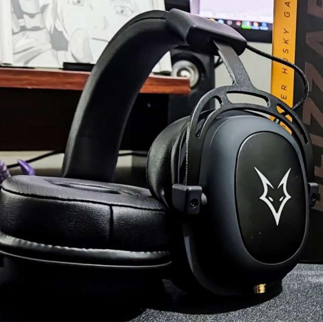 Headset Gamer Husky Gaming Blizzard, Preto, Microfone removível, Surround 7.1 & Stereo, Driver 53mm, Conexão P3 & USB – HGMD018 na KaBuM!