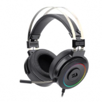 Headset Gamer Redragon Lamia 2, RGB, 7.1, 40mm, Suporte Incluso na KaBuM!