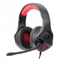 Headset Gamer Redragon Theseus, 3.5mm + USB, Black, H250 na Terabyte Shop