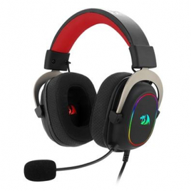 Headset Gamer Redragon Zeus X Chroma Mk.II RGB Surround 7.1 USB Drivers 53MM Preto/Vermelho - H510-RGB na KaBuM!