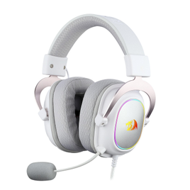 Headset Gamer Redragon Zeus X USB Surround 7.1 RGB White/Rose H510WR-RGB na Terabyte Shop
