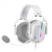 Headset Gamer Rise Mode G1 Special Edition White, Driver 50mm, USB 3.5, Branco - RM-HS-G1SE-W na KaBuM!