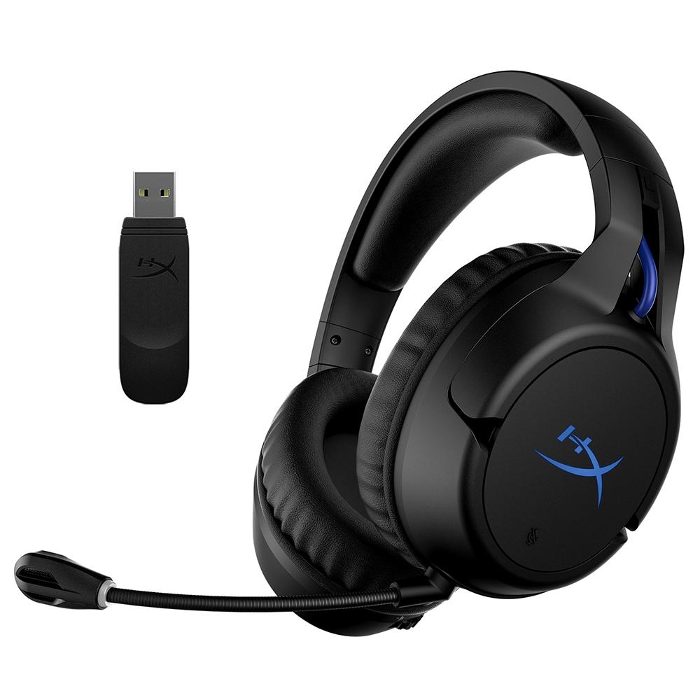 Headset Gamer Sem Fio HyperX Cloud Flight, Drivers 50mm, LED, Compatível com PS5 e PS4 – HHSF1-GA-BK/G na KaBuM!