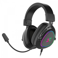 Headset Gamer SuperFrame Sound, Surround 7.1, Drivers De 50mm, RGB, USB, Black, SF-HS-SD7CR3B na Terabyte Shop