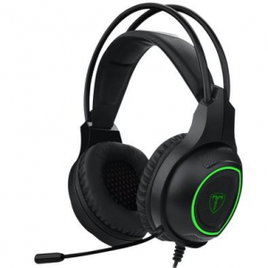 Headset Gamer T-Dagger Atlas Drivers 40mm Preto e Verde - T-RGH201 na KaBuM!