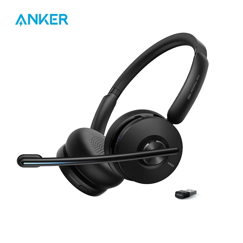 Headset Sem fio Anker powerconf h500 na Aliexpress
