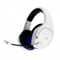 Headset Sem Fio Gamer HyperX Cloud Stinger Core, Drivers 40mm, PS5 PS4 E PC, Branco E Azul na KaBuM!