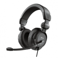 Headset Trust, Conexão 3.5mm, Com Microfone Flexível, Cabo De 2.5m Com Controle De Volume na KaBuM!