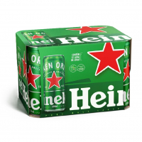 Heineken Cerveja Sleek Lata 350ml Pack 12 Unidades na Amazon