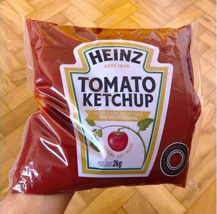 Heinz Ketchup Sache Tradicional, 2KG – Tamanho Grande na Amazon