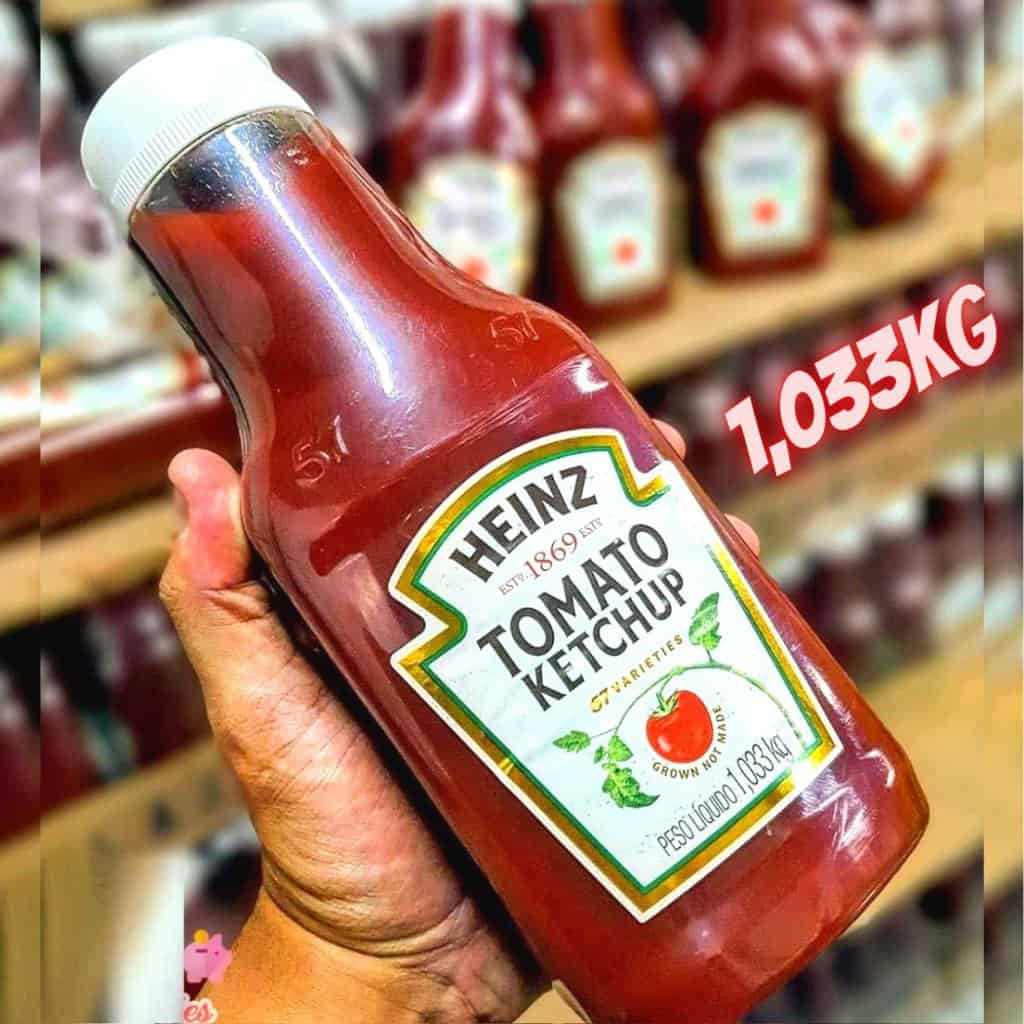 Heinz Ketchup Tradicional, 1,033KG - Tamanho Grande na Amazon