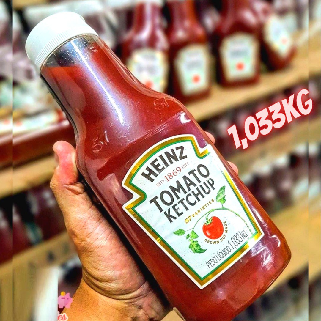 Heinz Ketchup Tradicional, 1,033KG – Tamanho Grande na Amazon